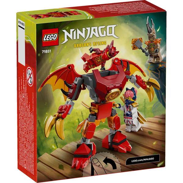 LEGO Ninjago 71851 — Pachet de luptă cu robotul dragon al lui Kai – imagine 3