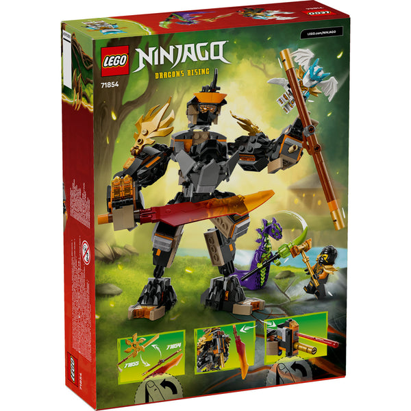 LEGO Ninjago 71854 — Robotul de misiune al lui Cole și dragonul Zane – imagine 3