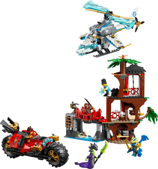 LEGO Ninjago 71857 — Luptă la casa din copac cu vehicule ninja