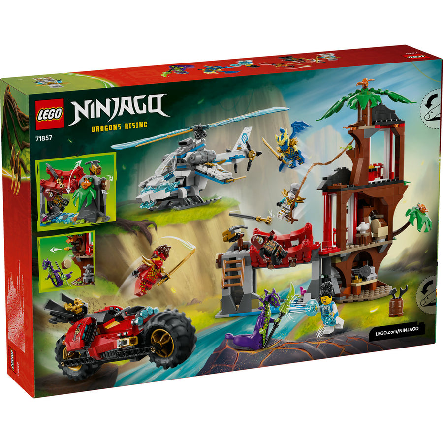 LEGO Ninjago 71857 — Luptă la casa din copac cu vehicule ninja – imagine 3