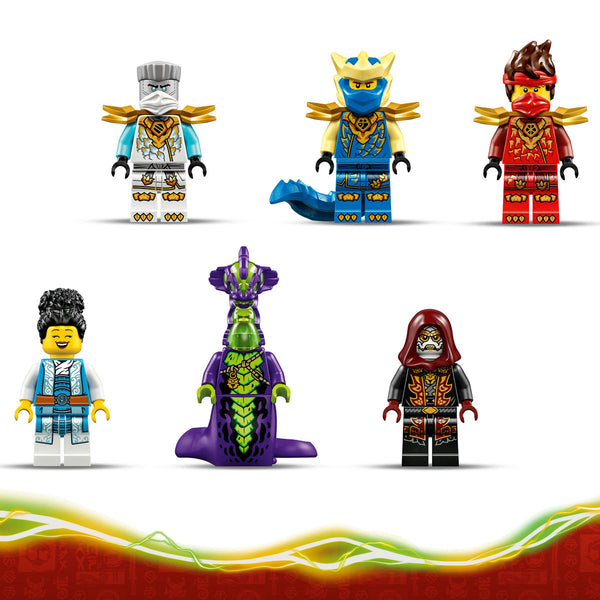 LEGO Ninjago 71857 — Luptă la casa din copac cu vehicule ninja – imagine 5