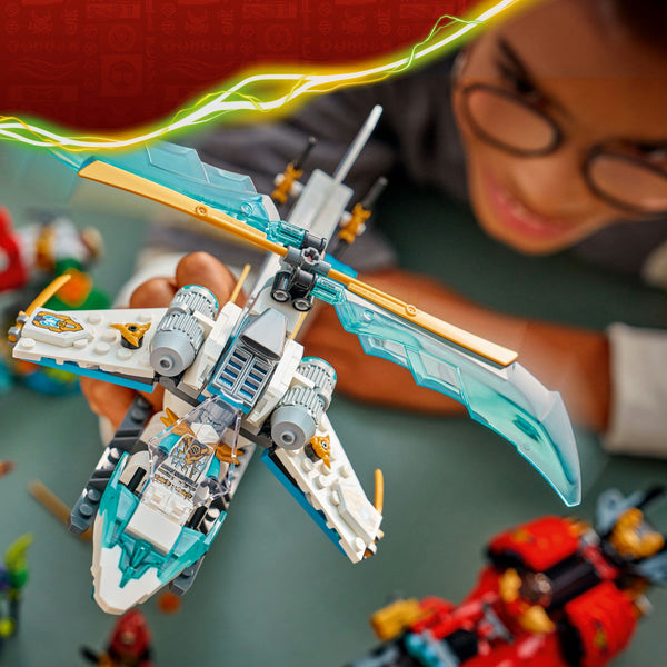 LEGO Ninjago 71857 — Luptă la casa din copac cu vehicule ninja – imagine 7