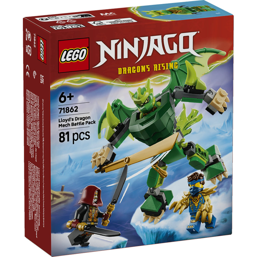 LEGO Ninjago 71862 — Pachet de luptă cu robotul dragon al lui Lloyd – imagine 2