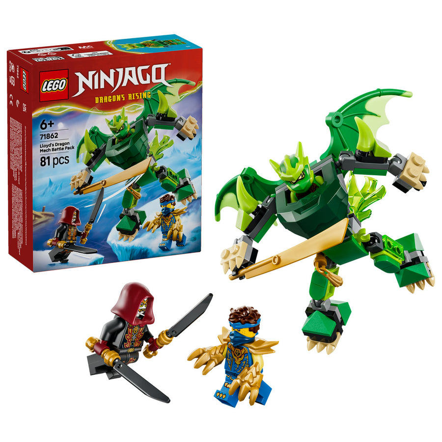 LEGO Ninjago 71862 — Pachet de luptă cu robotul dragon al lui Lloyd – imagine 1
