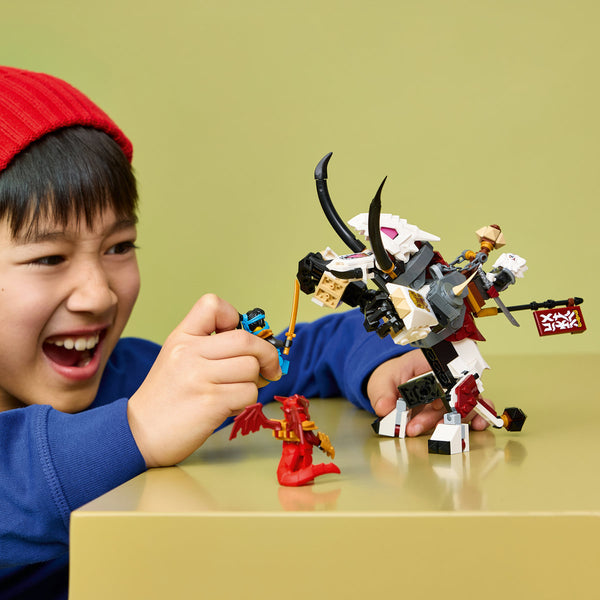 LEGO Ninjago 71863 — Zilvar și monstrul dragon Grimtak – imagine 4