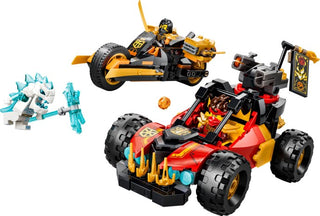 LEGO Ninjago 71864 — Vehiculele transformabile ale lui Kai și Cole