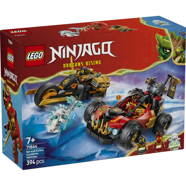 LEGO Ninjago 71864 — Vehiculele transformabile ale lui Kai și Cole – imagine 2