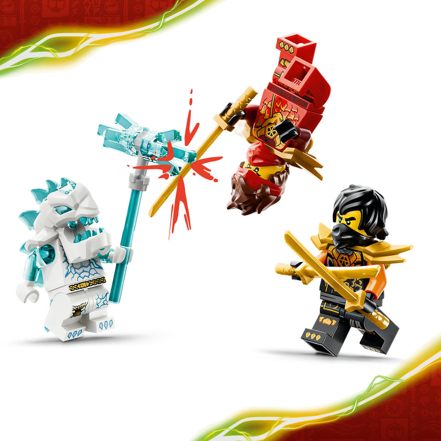 LEGO Ninjago 71864 — Vehiculele transformabile ale lui Kai și Cole – imagine 5