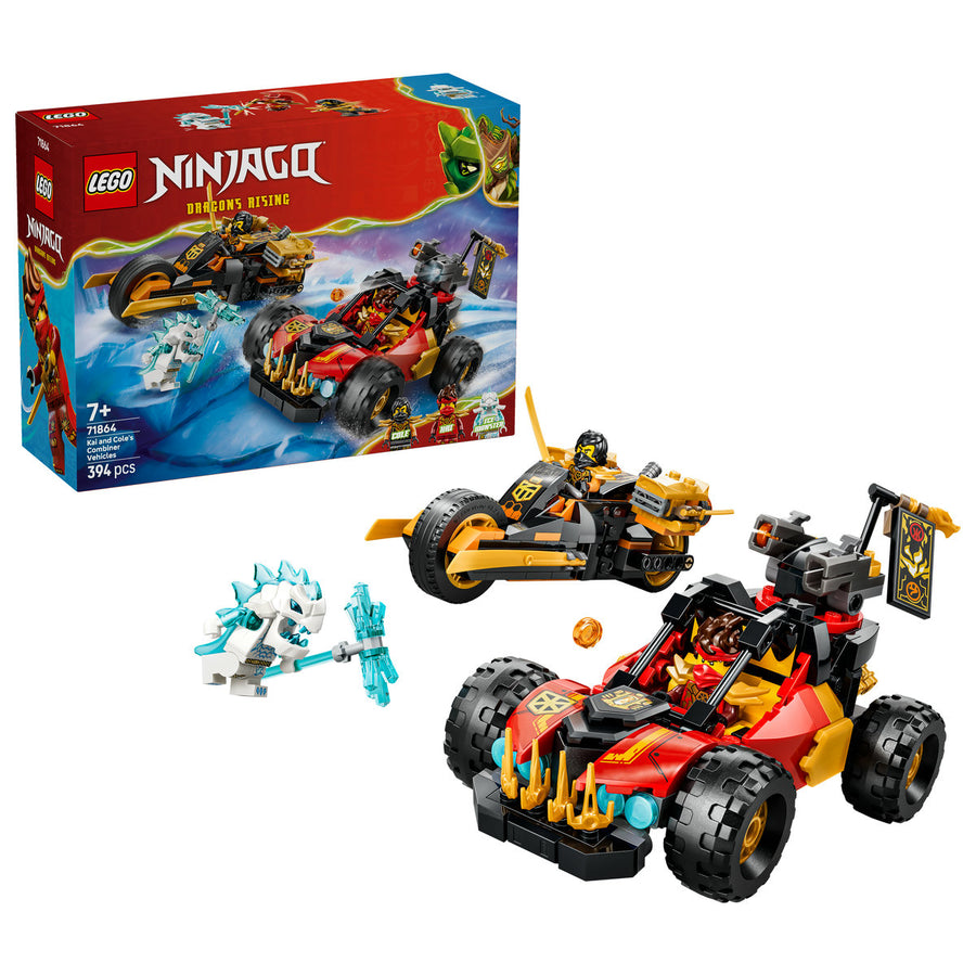LEGO Ninjago 71864 — Vehiculele transformabile ale lui Kai și Cole – imagine 1