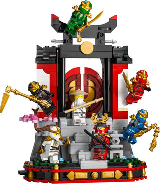 LEGO Ninjago 71866 — Model pentru etalare cu personaje ninja la a 15-a aniversare