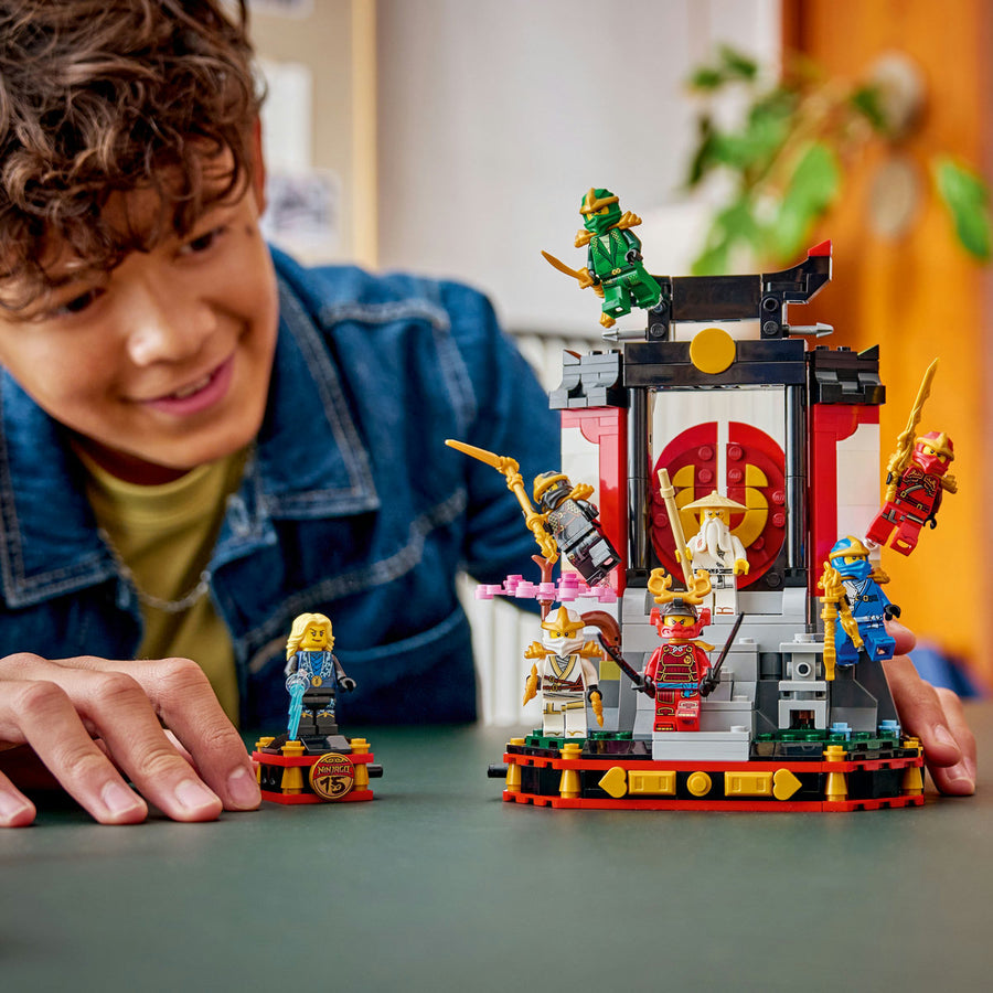 LEGO Ninjago 71866 — Model pentru etalare cu personaje ninja la a 15-a aniversare – imagine 4