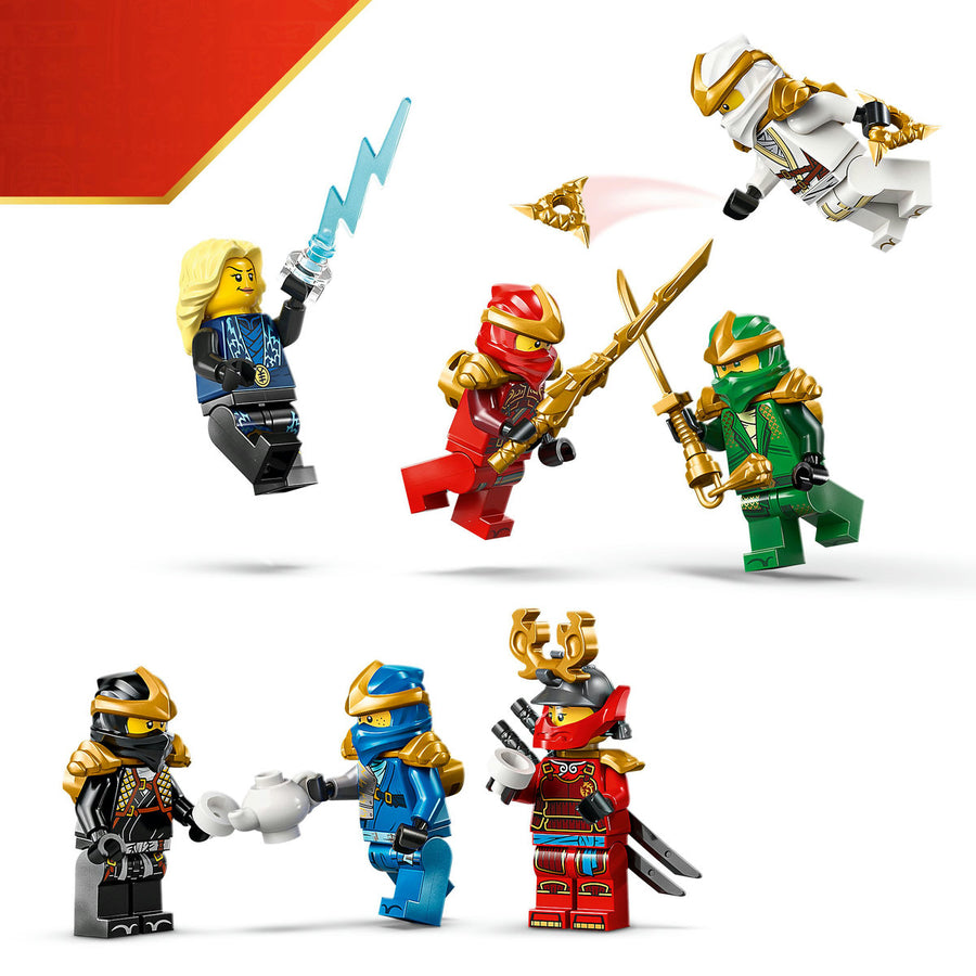 LEGO Ninjago 71866 — Model pentru etalare cu personaje ninja la a 15-a aniversare – imagine 6
