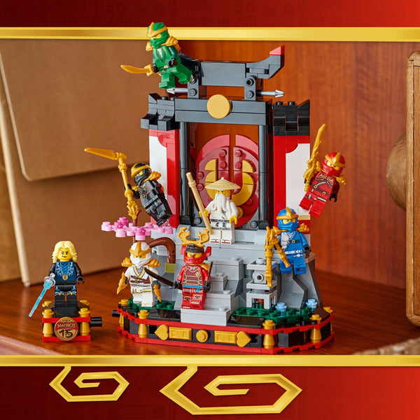 LEGO Ninjago 71866 — Model pentru etalare cu personaje ninja la a 15-a aniversare – imagine 7