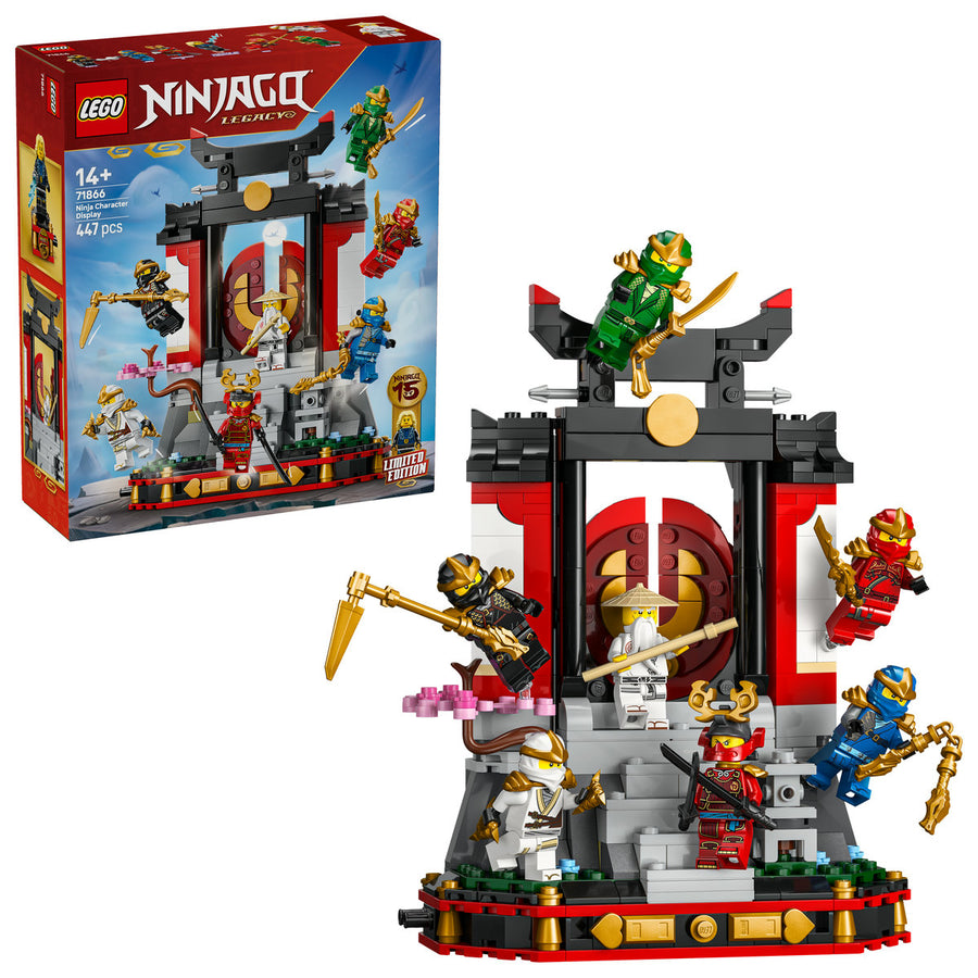 LEGO Ninjago 71866 — Model pentru etalare cu personaje ninja la a 15-a aniversare – imagine 1