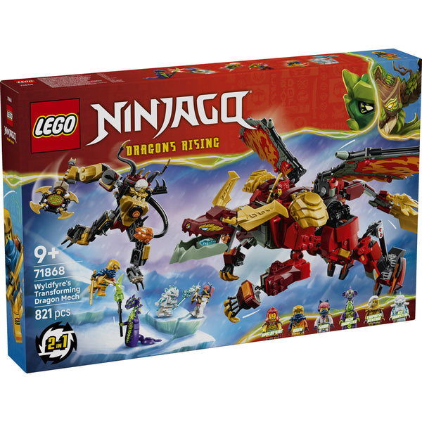 LEGO Ninjago 71868 — Robotul dragon transformator al lui Wyldfyre – imagine 2