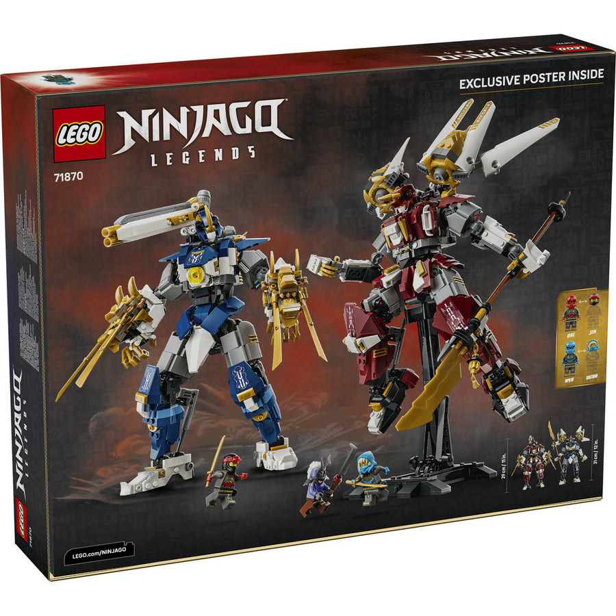 LEGO Ninjago 71870 — Roboții Titan gemeni – imagine 3