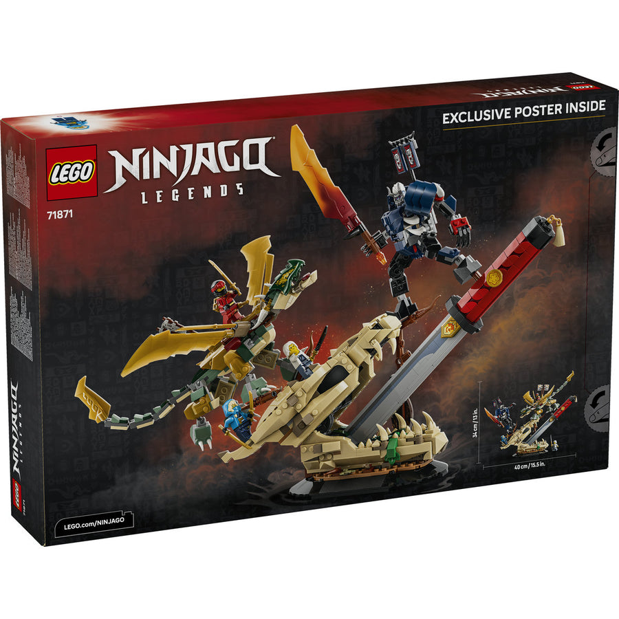Detaliu dragon din setul LEGO Ninjago 71871