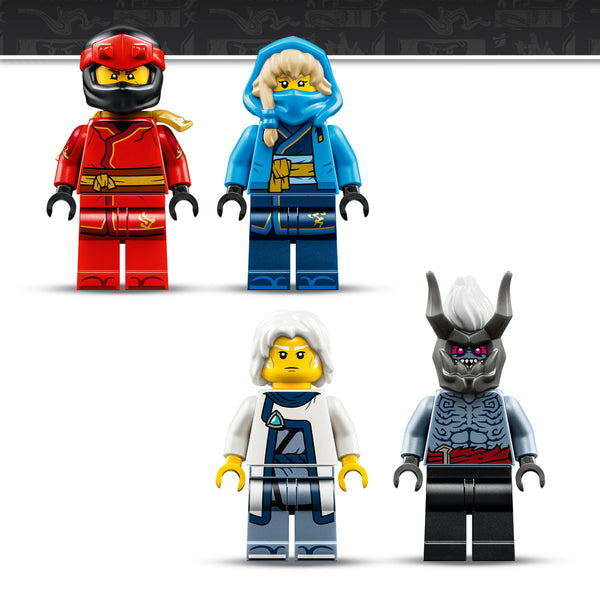 Spatele cutiei LEGO Ninjago 71871 cu detalii despre set