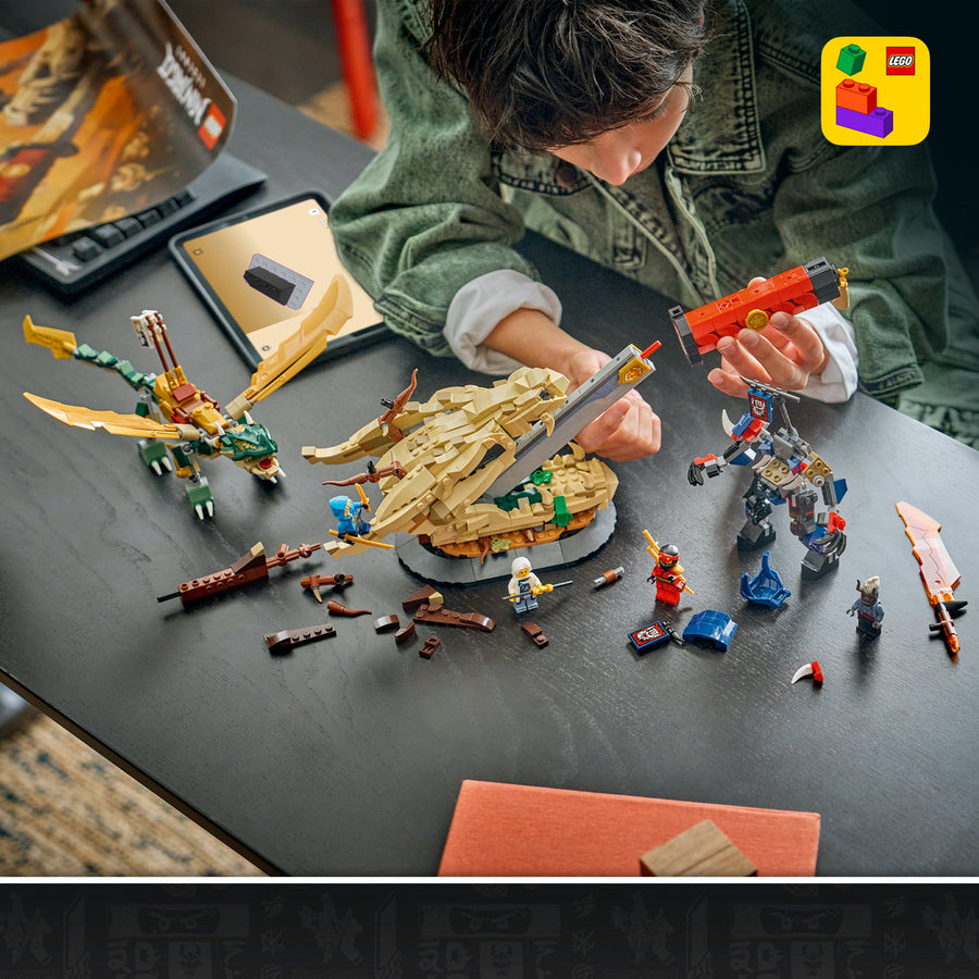Dimensiunile setului LEGO Ninjago 71871 Sabia Dragonului