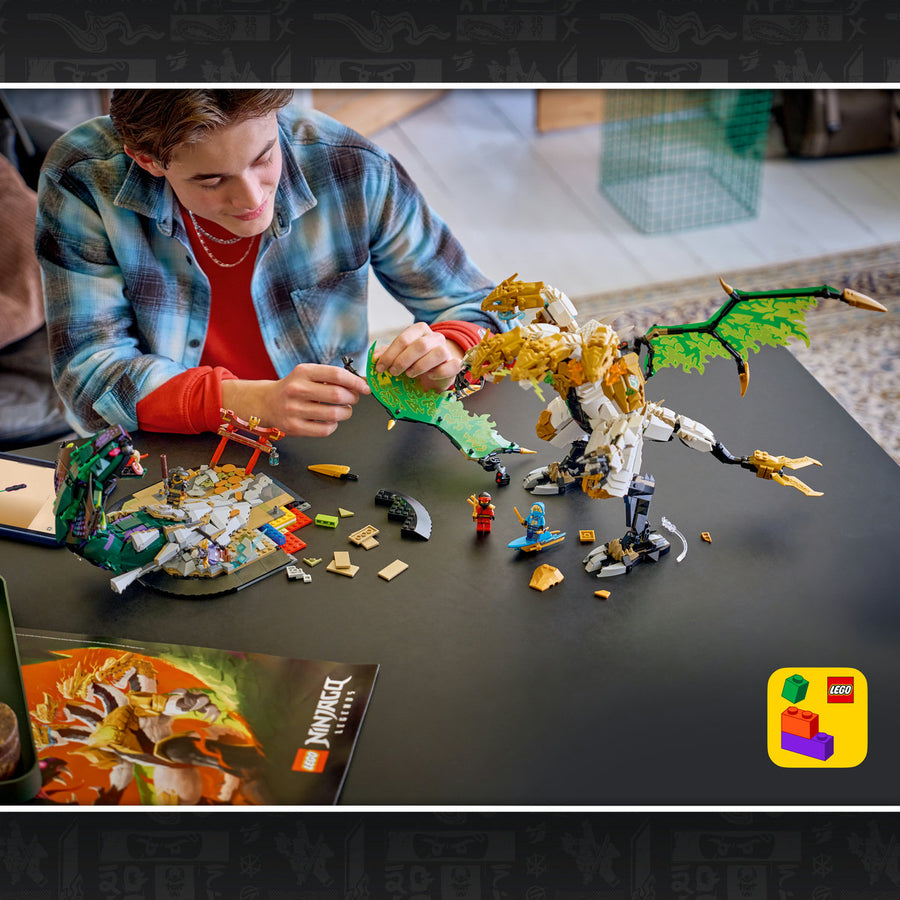 LEGO Ninjago 71872 — Impresionanta bătălie a dragonului – imagine 6
