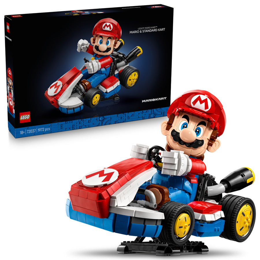 LEGO Super Mario 72037 — Mario Kart: Mario & Standard Kart – imagine 1