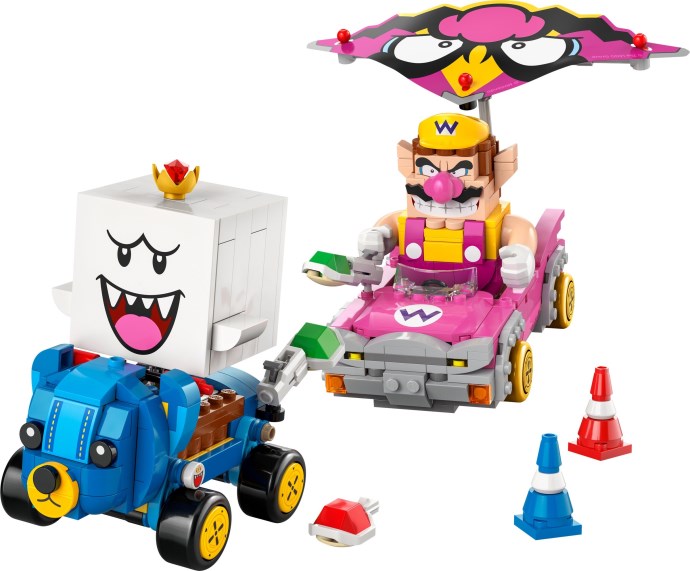 LEGO Super Mario 72038 Mario Kart Wario și King Boo — cutia originală