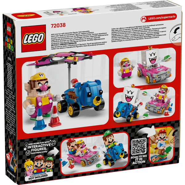 Detaliu kart Wario din setul LEGO Mario Kart 72038