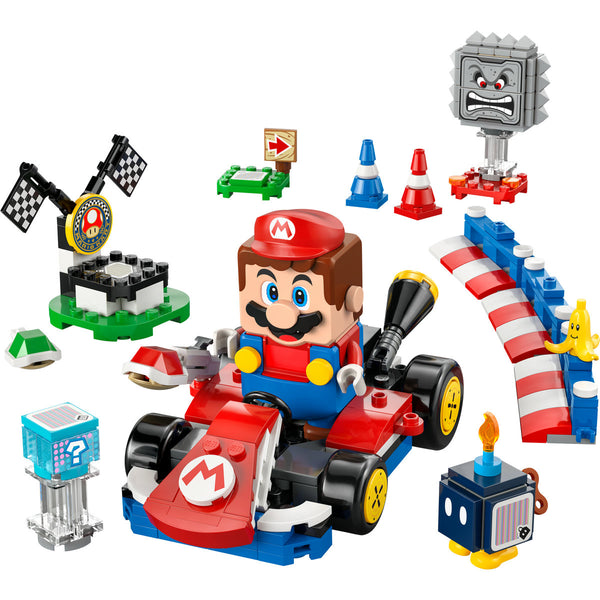 LEGO Super Mario 72043 — Mario Kart – LEGO Mario interactiv și Standard Kart – imagine 7