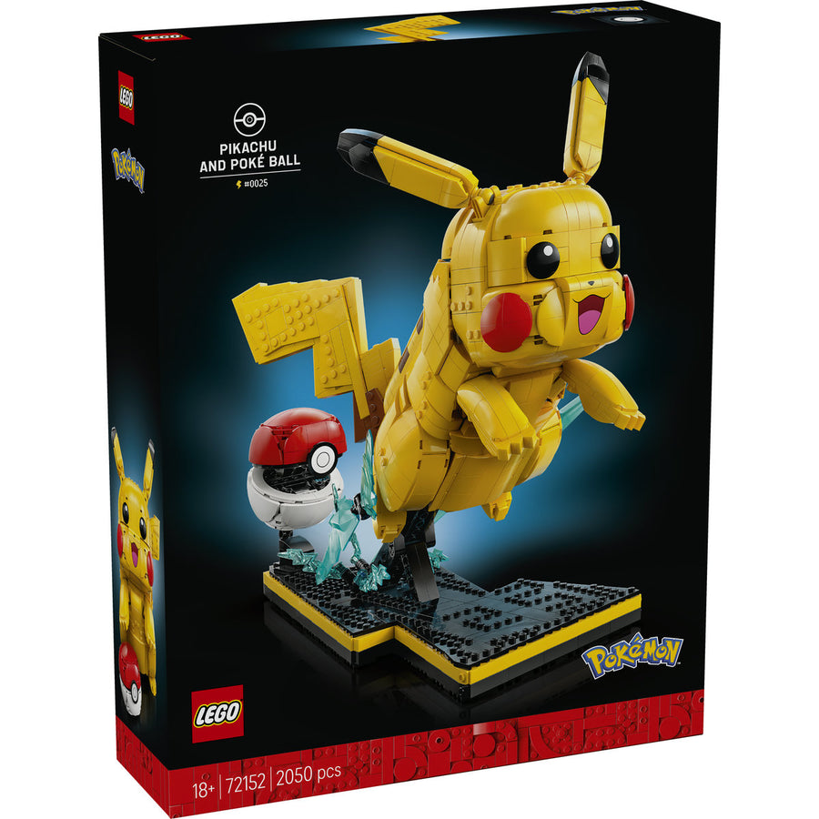 LEGO Pokemon 72152 — Pikachu și Poké Ball – imagine 2