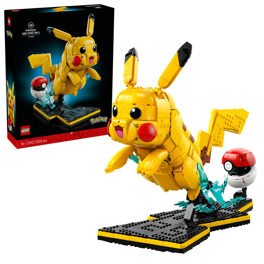 LEGO Pokemon 72152 — Pikachu și Poké Ball – imagine 1