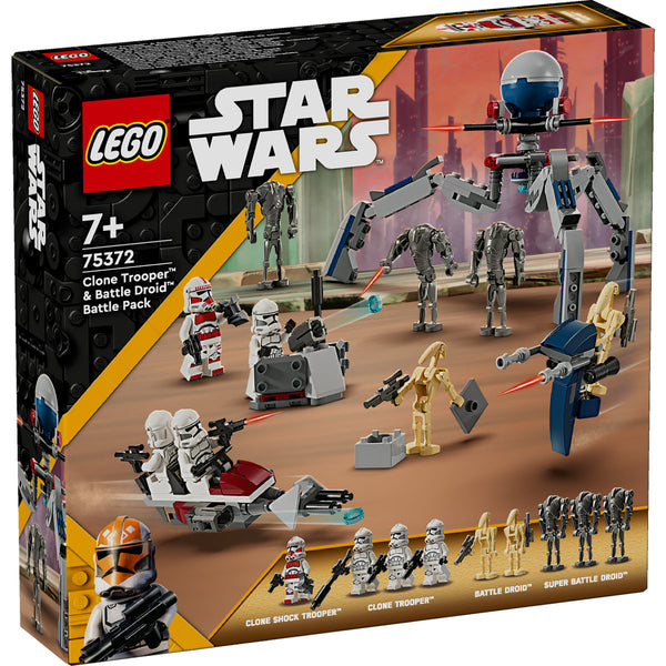 LEGO Star Wars 75372 — Pachet de lupta: Clone Trooper și droid de lupta – imagine 2