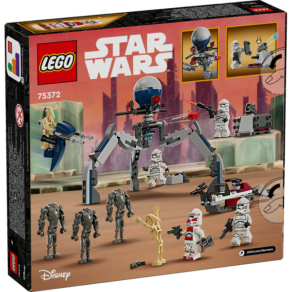 LEGO Star Wars 75372 — Pachet de lupta: Clone Trooper și droid de lupta – imagine 3