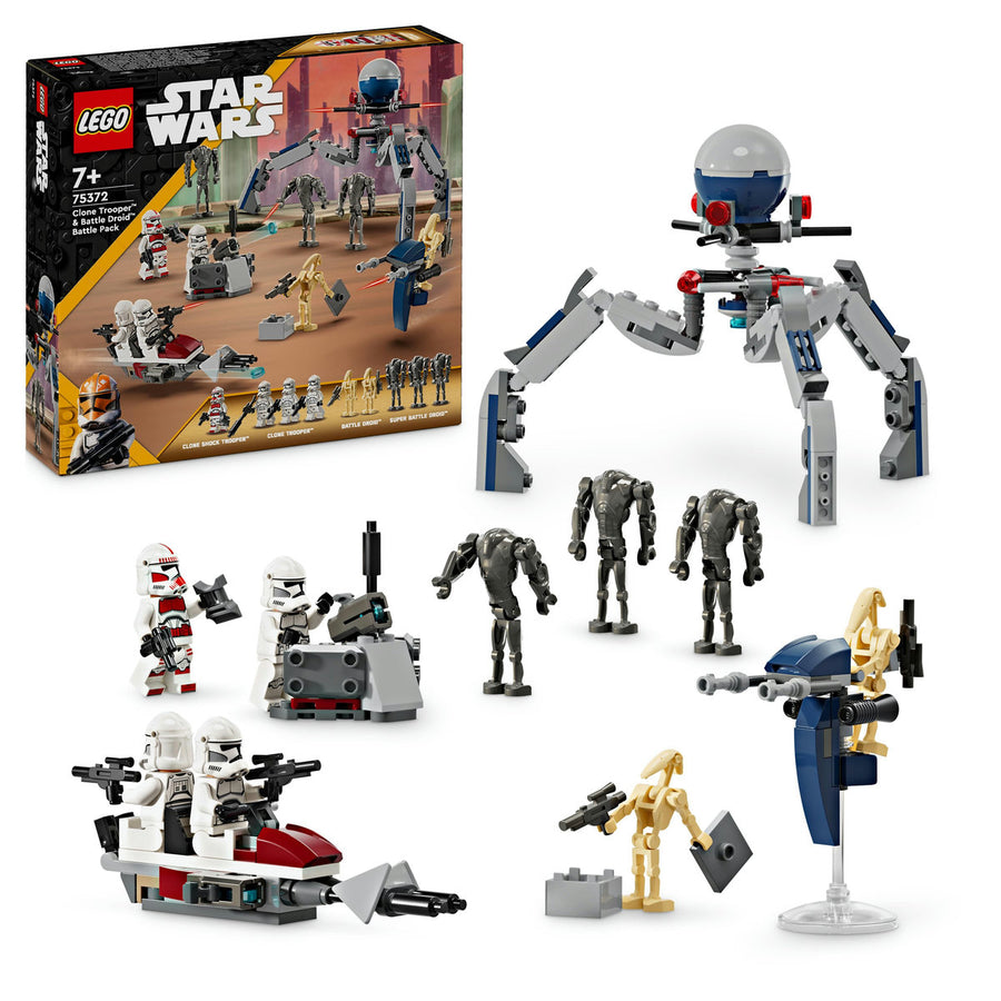 LEGO Star Wars 75372 — Pachet de lupta: Clone Trooper și droid de lupta – imagine 1