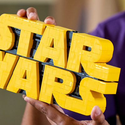 LEGO Star Wars 75407 — Logoul Star Wars din caramizi – imagine 9