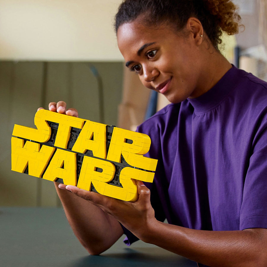 LEGO Star Wars 75407 — Logoul Star Wars din caramizi – imagine 4