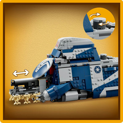 LEGO Star Wars 75435 — Vehiculul MTT al separatisilor din Batalia de pe Felucia – imagine 9