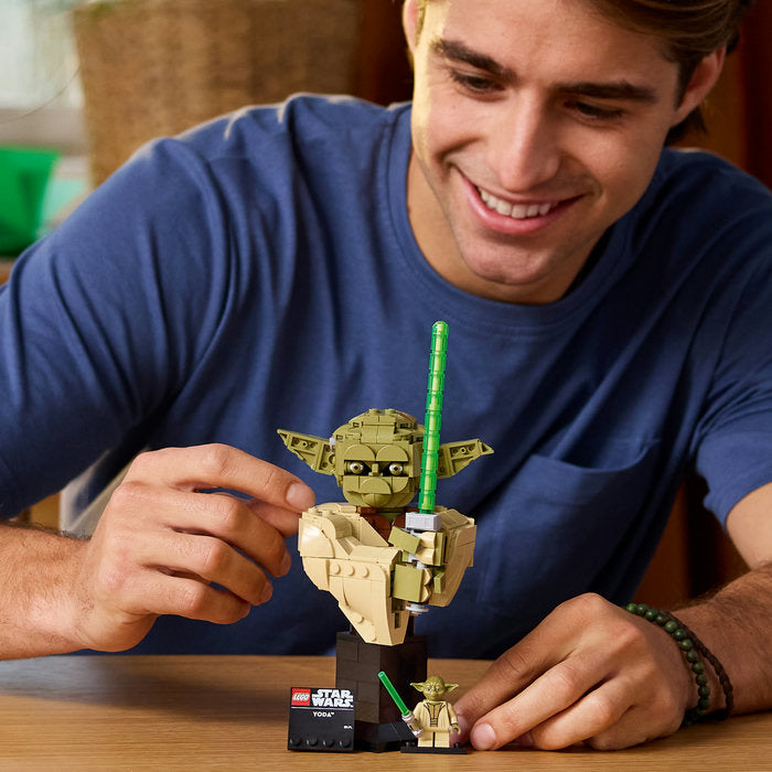 LEGO Star Wars 75438 — Bustul lui Yoda – imagine 8