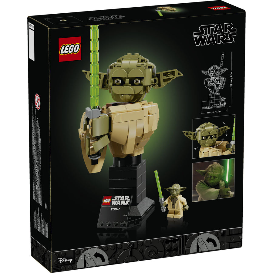 LEGO Star Wars 75438 — Bustul lui Yoda – imagine 3