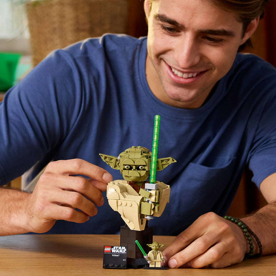 LEGO Star Wars 75438 — Bustul lui Yoda – imagine 4