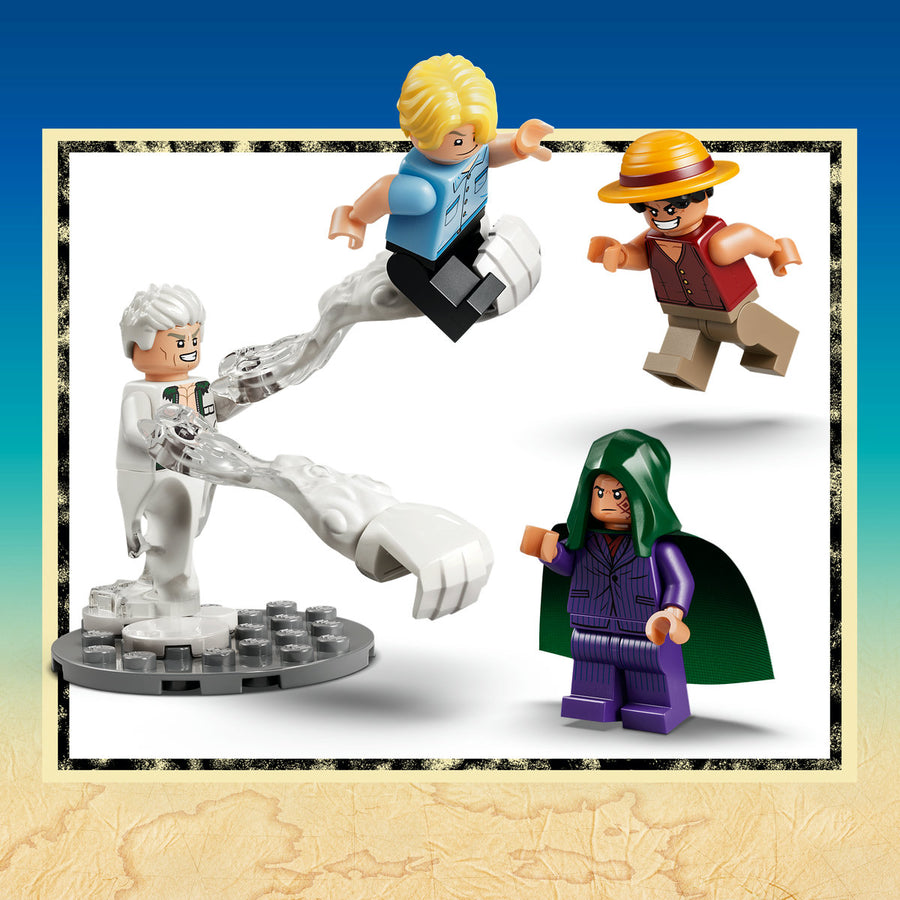 LEGO One Piece 75642 — Înfruntare cu căpitanul Smoker