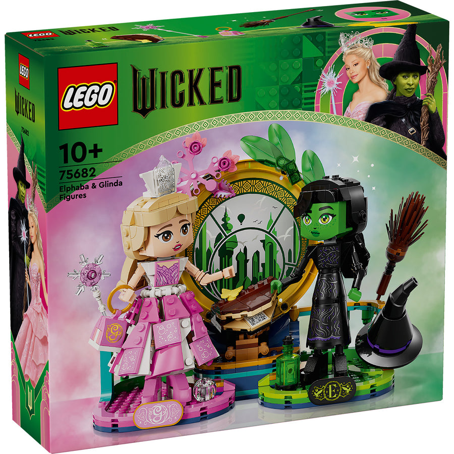 LEGO Wicked 75682 — Figurinele Elphaba și Glinda – imagine 2