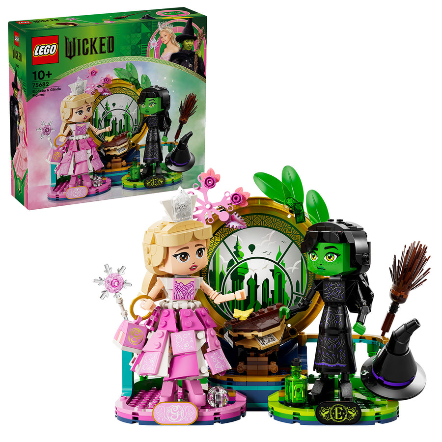 LEGO Wicked 75682 — Figurinele Elphaba și Glinda – imagine 1
