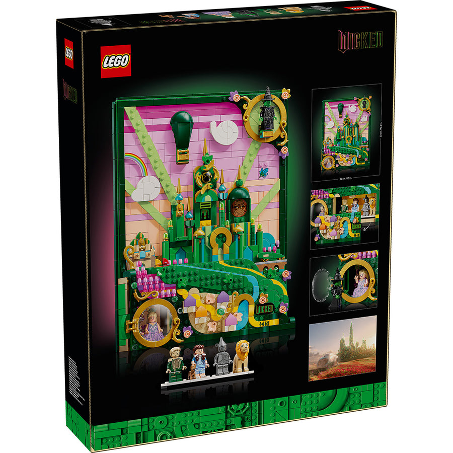 LEGO Wicked 75685 — Tablou Emerald City – imagine 3