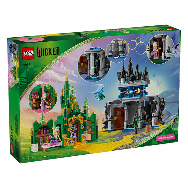 LEGO Wicked 75689 — Emerald City și Castelul Kiamo Ko – imagine 3