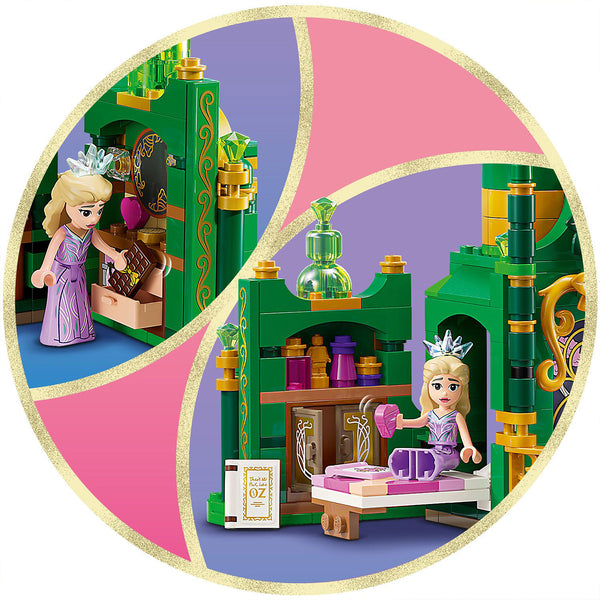 LEGO Wicked 75689 — Emerald City și Castelul Kiamo Ko – imagine 6