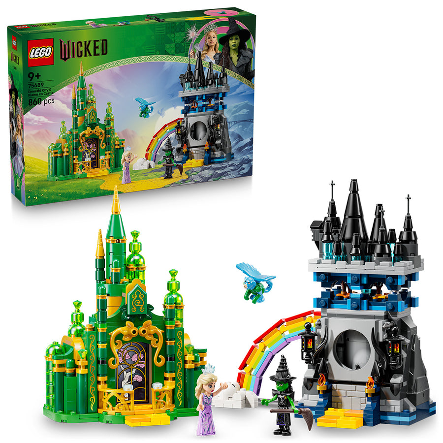 LEGO Wicked 75689 — Emerald City și Castelul Kiamo Ko – imagine 1