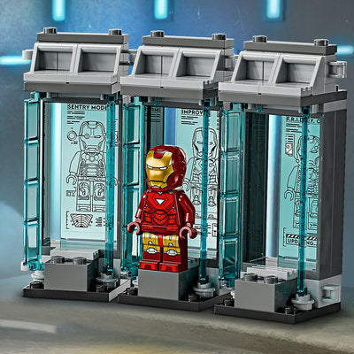 LEGO Marvel Super Heroes 76315 — Laboratorul lui Iron Man: Sala armurilor – imagine 2