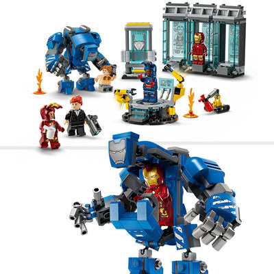 LEGO Marvel Super Heroes 76315 — Laboratorul lui Iron Man: Sala armurilor – imagine 4