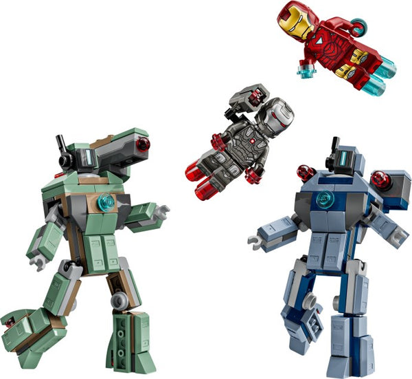 LEGO Marvel Super Heroes 76320 — Iron Man și War Machine vs dronele Hammer