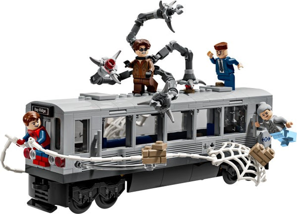 LEGO Marvel Super Heroes 76321 — Lupta de pe acoperisul trenului dintre Omul-Paianjen și Doc Ock
